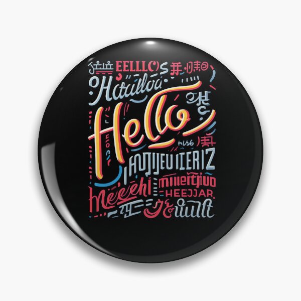 Item preview, Hello in 22 Different Languages Word ESL World Hello Day designed and sold by Dressed For  Duty.