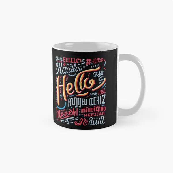 Item preview, Hello in 22 Different Languages Word ESL World Hello Day designed and sold by Dressed For  Duty.