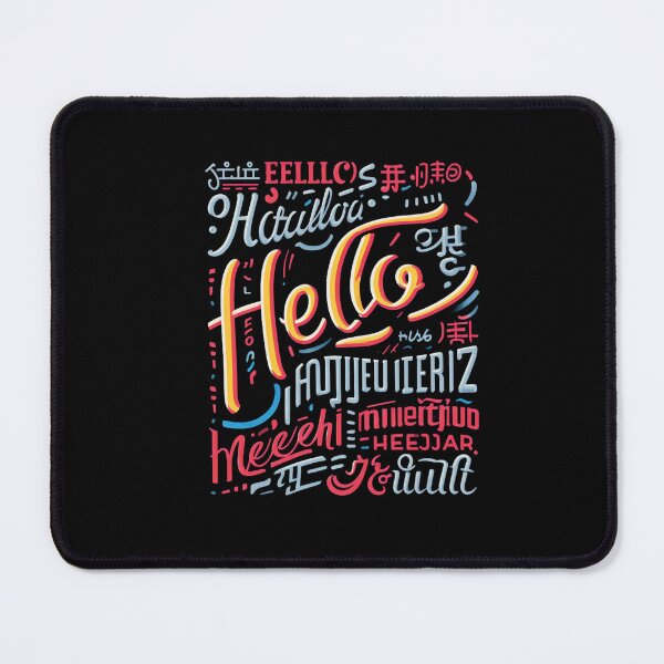 Item preview, Hello in 22 Different Languages Word ESL World Hello Day designed and sold by Dressed For Duty.