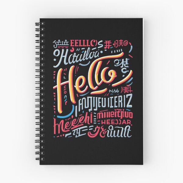 Item preview, Hello in 22 Different Languages Word ESL World Hello Day designed and sold by Dressed For  Duty.