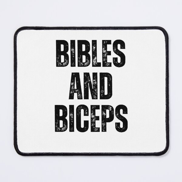 Item preview, Bibles and Biceps Christian faith Workout vintage gym designed and sold by snowry.