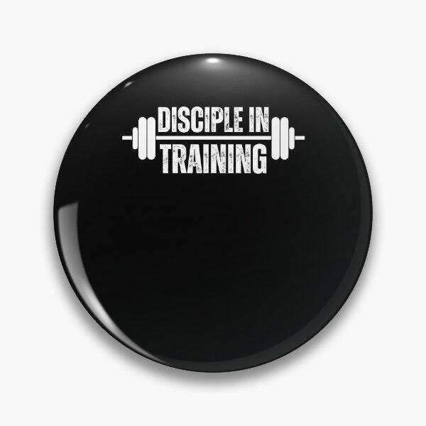 Item preview, Disciple in training barbell Christian Workout gym fitness designed and sold by snowry.