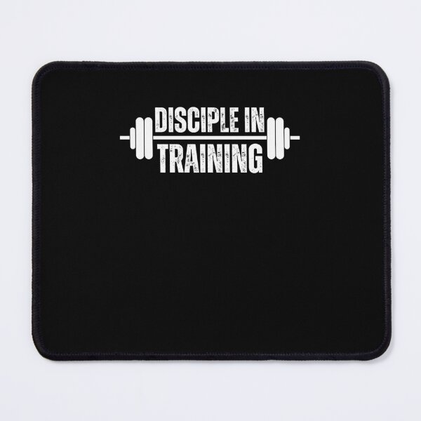 Item preview, Disciple in training barbell Christian Workout gym fitness designed and sold by snowry.
