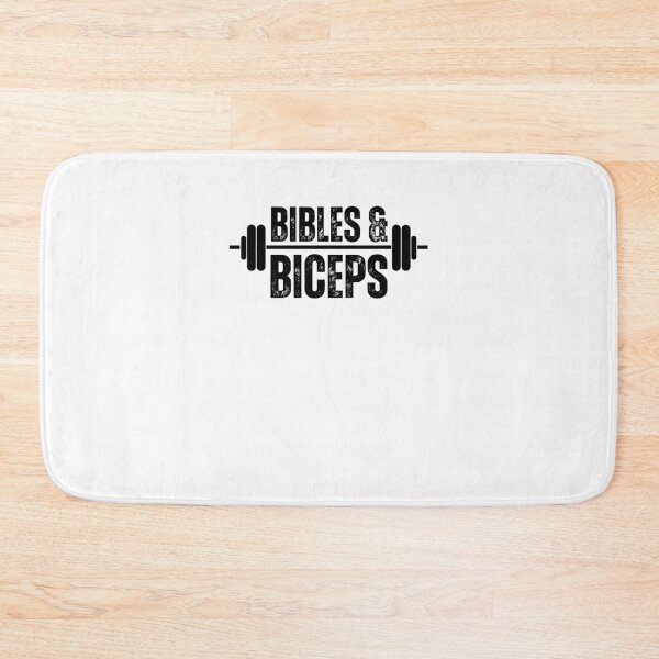 Item preview, Bibles and Biceps barbell Christian Workout gym fitness designed and sold by snowry.