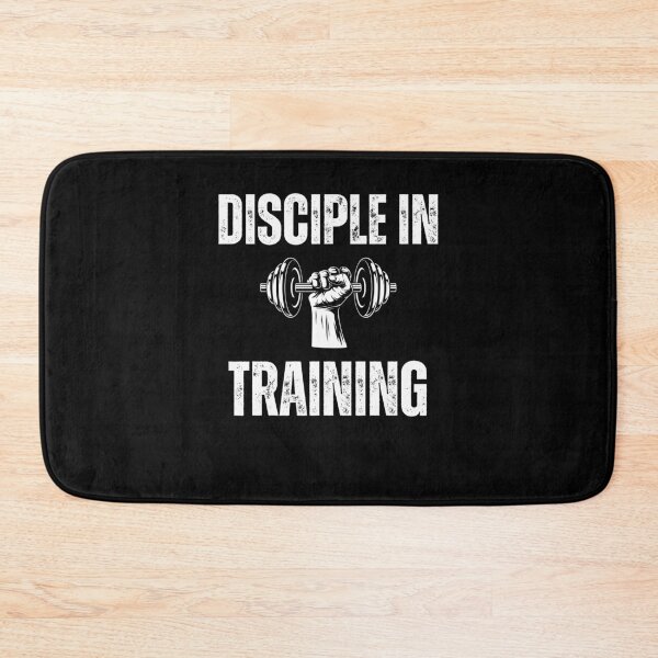 Item preview, Disciple in training dumbbell Christian Workout gym fitness designed and sold by snowry.