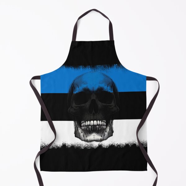 Item preview, ESTONIA SKULL FLAG NATION RAREART COUNTRY HALLOWEEN #ogirdor designed and sold by ogirdorgraphics.