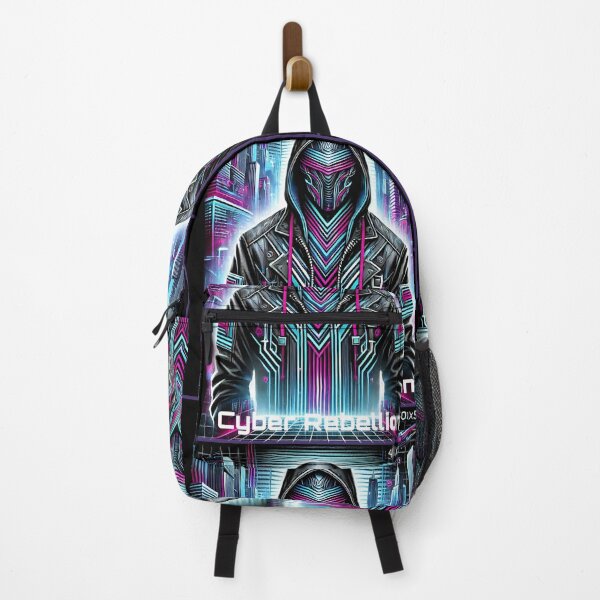 Item preview, Cyber Rebellion - Neon Warrior designed and sold by MyArtworkStudio.