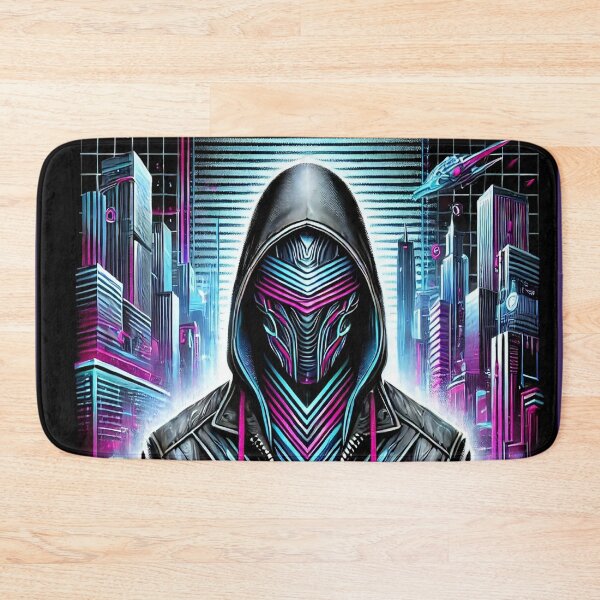 Item preview, Cyber Rebellion - Neon Warrior designed and sold by MyArtworkStudio.