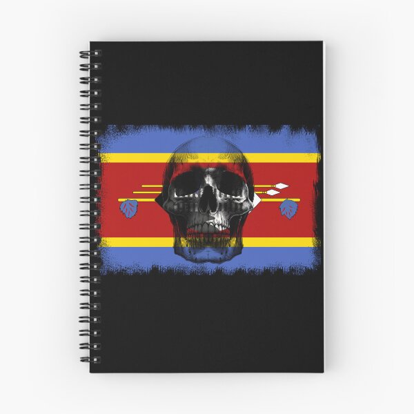 Item preview, ESWATINI SKULL FLAG NATION RAREART COUNTRY HALLOWEEN #ogirdor designed and sold by ogirdorgraphics.