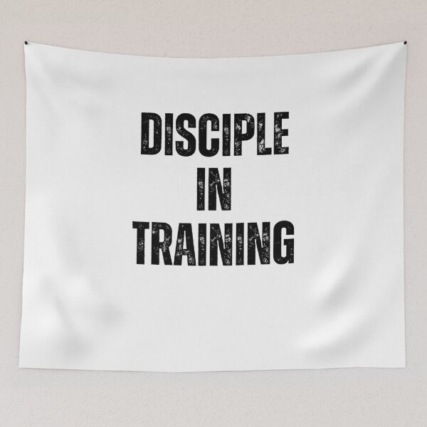 Item preview, Disciple in training barbell Christian Workout gym fitness designed and sold by snowry.