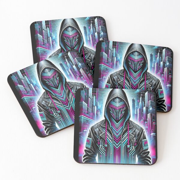 Item preview, Cyber Rebellion - Neon Warrior designed and sold by MyArtworkStudio.