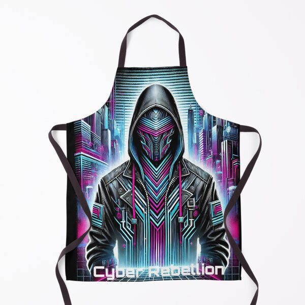 Item preview, Cyber Rebellion - Neon Warrior designed and sold by MyArtworkStudio.