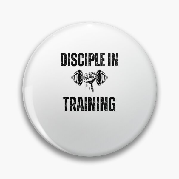 Item preview, Disciple in training dumbbell Christian faith Workout gym designed and sold by snowry.