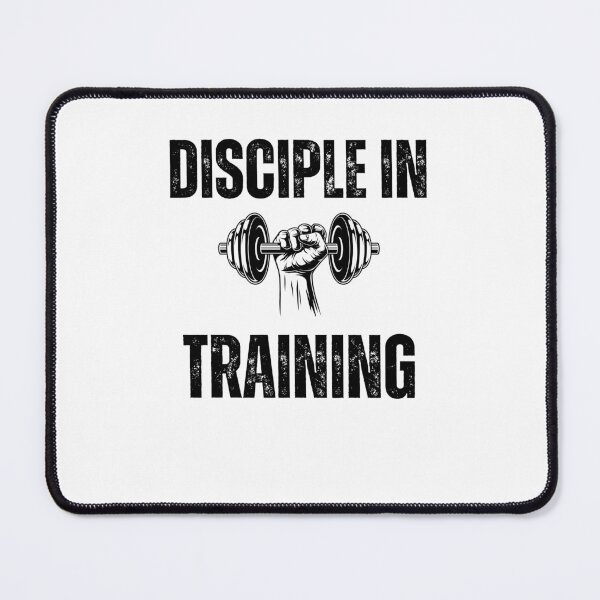 Item preview, Disciple in training dumbbell Christian faith Workout gym designed and sold by snowry.