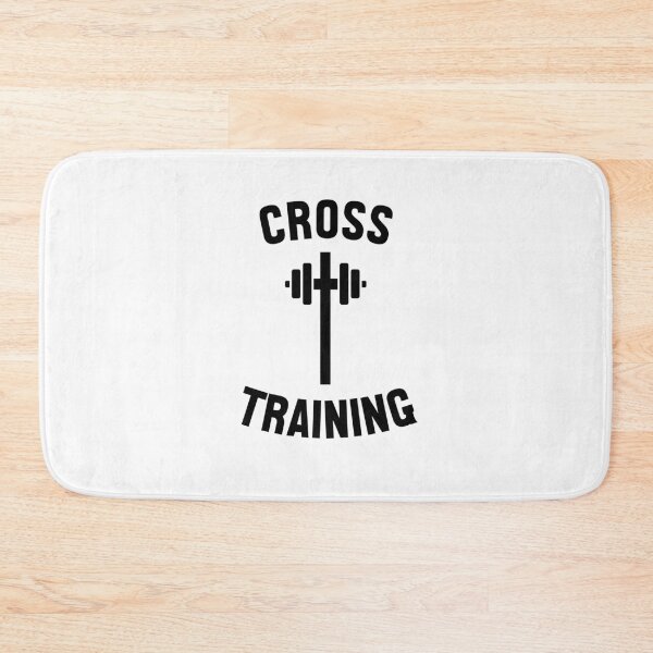 Item preview, Cross training funny barbell Christian faith Workout cross designed and sold by snowry.