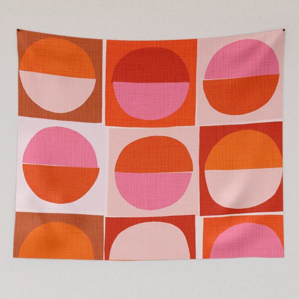 Item preview, Retro Sun & Moon Organic Collage in Love designed and sold by Dominiquevari.