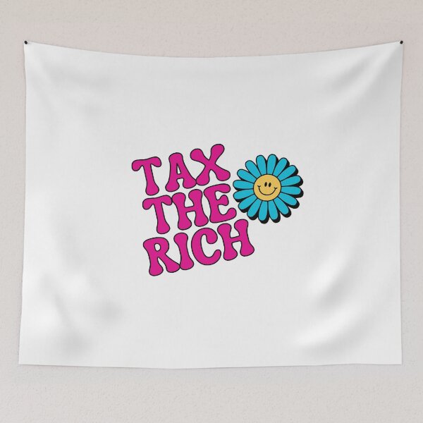 Item preview, Tax the Rich Retro Sticker designed and sold by baranskini.