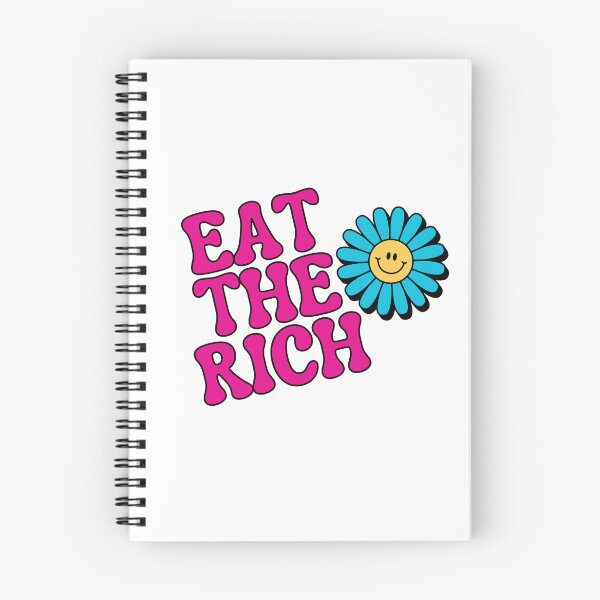 Item preview, Eat the Rich Retro Sticker designed and sold by baranskini.