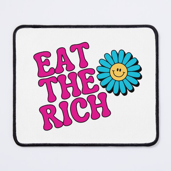 Item preview, Eat the Rich Retro Sticker designed and sold by baranskini.
