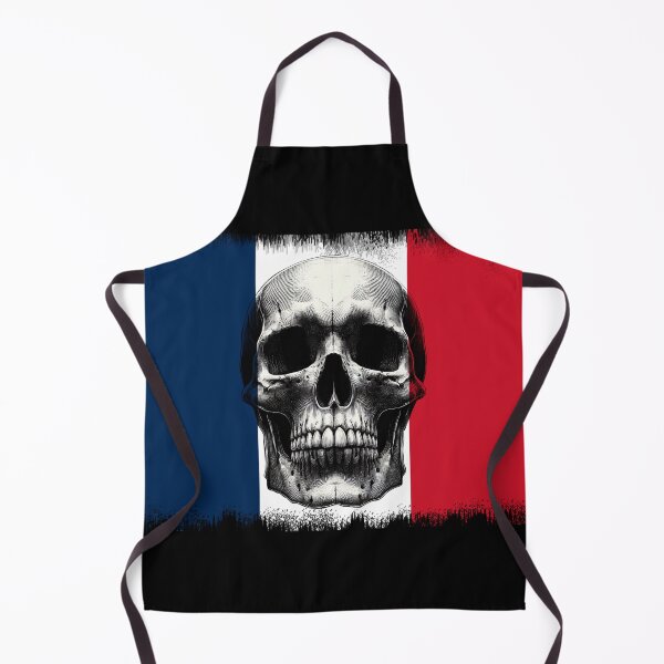Item preview, FRANCE SKULL FLAG NATION RAREART COUNTRY HALLOWEEN #ogirdor designed and sold by ogirdorgraphics.
