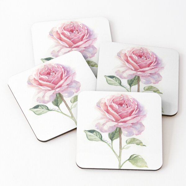 Item preview, Rose Watercolour - Junes Birth Flower designed and sold by EmilyFryArt.