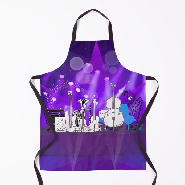 Item preview, Eclectic Mix of Musical Instruments In The Spotlight designed and sold by BrightrDayMusicArt.