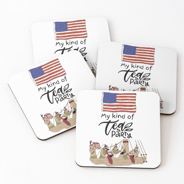 Item preview, Boston Tea Party - History Humor designed and sold by Blueberry CC Designs.