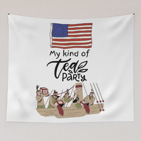 Item preview, Boston Tea Party - History Humor designed and sold by Blueberry CC Designs.