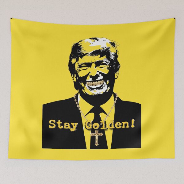Item preview, Stay Golden Trump designed and sold by Flirt-Teez.