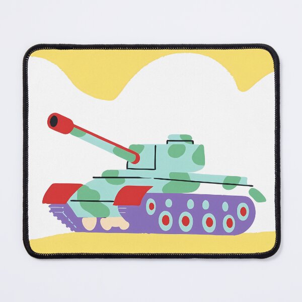 Item preview, Tanks Vibrant Landscape Military Art Abstract Warfare designed and sold by ART ATTACK ZONE.