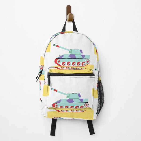 Item preview, Pop Tanks Vibrant Landscape Military Art Abstract Warfare designed and sold by ART ATTACK ZONE.