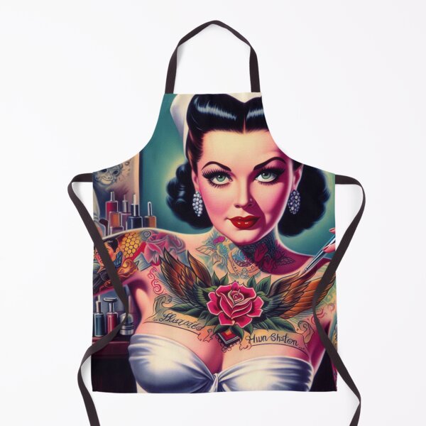 Item preview, Vintage Inked Woman designed and sold by PulpVintage.