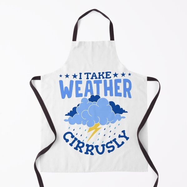 Item preview, I Take Weather Cirrusly - Funny Meteorology Design designed and sold by Pobru.