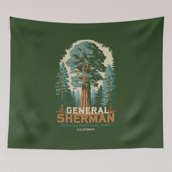Item preview, General Sherman Tree Shirt | Sequoia National Park Sweater | Giant Sequoia Apparel | California Redwood Gift | Nature Lover Hiking Gift designed and sold by Vulcan Spark Studios.