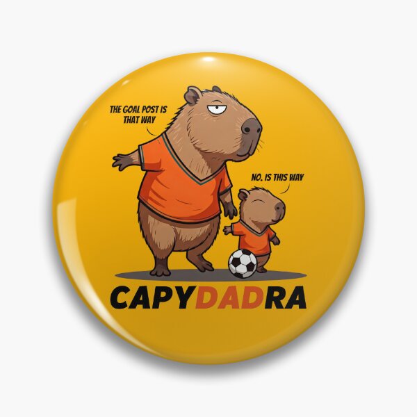 Item preview, Capydadra - Father' Day Edition - Soccer Dad designed and sold by The magic  Yellow bus.