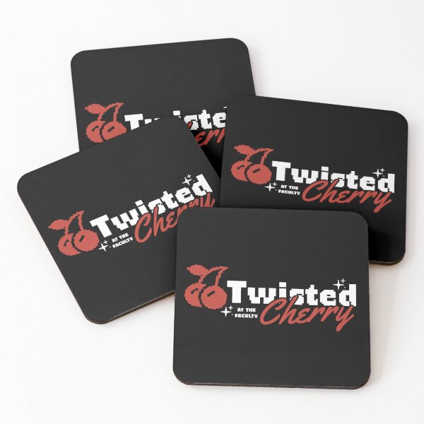 Item preview, TWISTED CHERRY  - Basic Logo (Red/White)  designed and sold by Discothreadz.