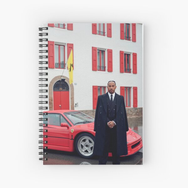 Vista previa del artículo con la obra «Lewis Hamilton se incorpora a Ferrari: comienza una nueva era», diseñado y vendido por Not Hugo.