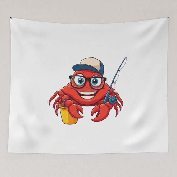 Item preview, Mr. Crab Gone Fishing designed and sold by likbatonboot.