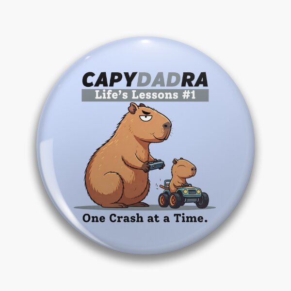 Item preview, Capydadra - Father' Day Edition - One Crash At A Time designed and sold by The magic  Yellow bus.