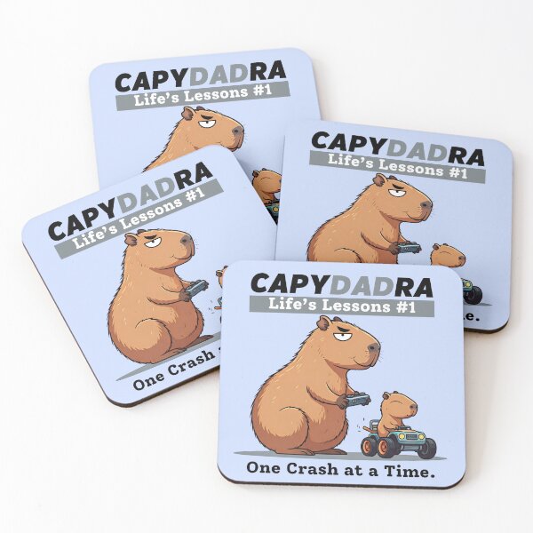Item preview, Capydadra - Father' Day Edition - One Crash At A Time designed and sold by The magic  Yellow bus.