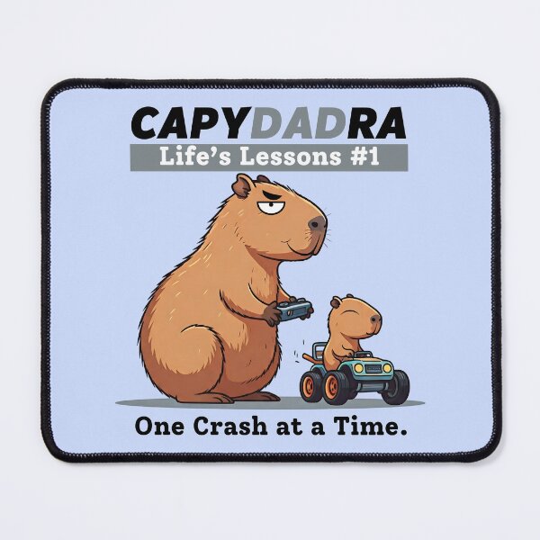 Item preview, Capydadra - Father' Day Edition - One Crash At A Time designed and sold by The magic Yellow bus.