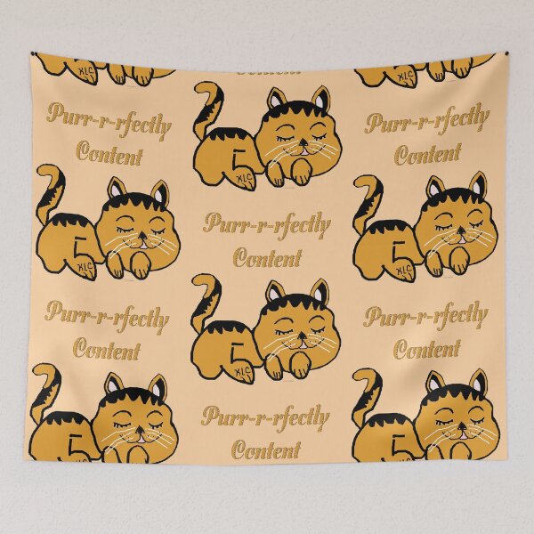 Item preview, Purrfectly Content Sleeping Cat designed and sold by kristalcurt.