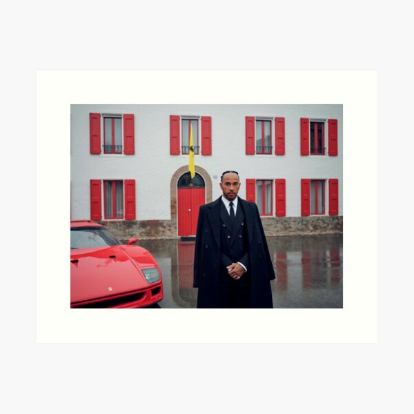 Item preview, Lewis Hamilton - Elegance with Ferrari F40 designed and sold by Not Hugo.