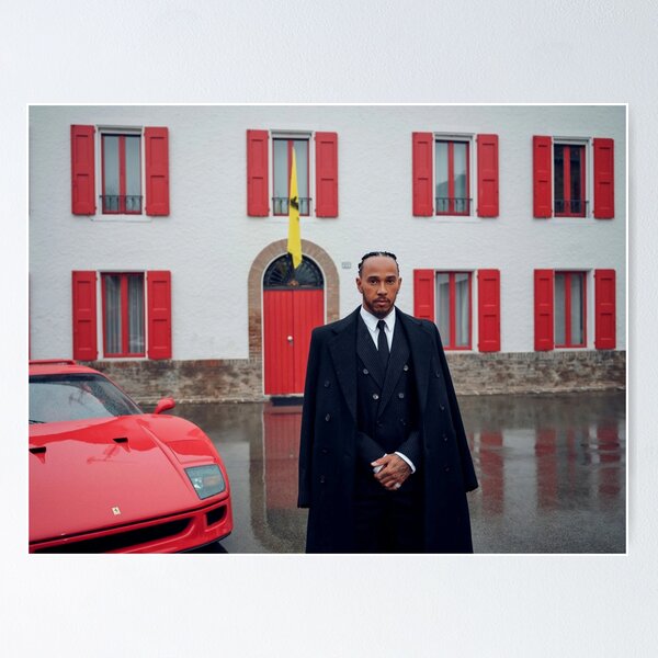 Item preview, Lewis Hamilton - Elegance with Ferrari F40 designed and sold by Not Hugo.