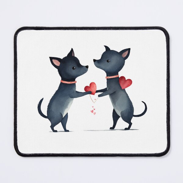Item preview, Watercolor Dog, watercolor Dogs, valentine day, love, adorable animals designed and sold by Victoria Riabov.