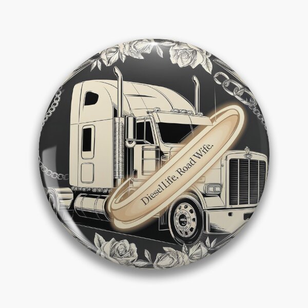 Item preview, "Diesel Life Road Wife: Vintage Trucking Art" designed and sold by ProWander1.