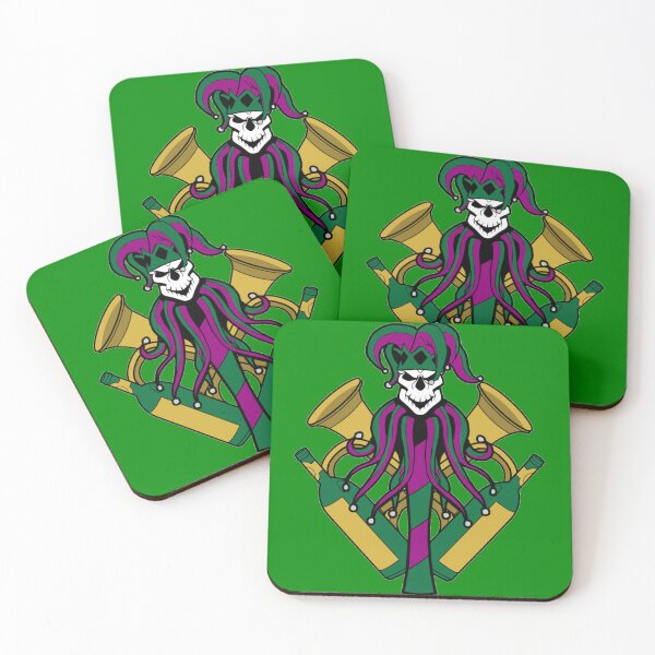 Item preview, Carnival Jolly Roger (Mardi Gras Green) designed and sold by MurpheusTech.
