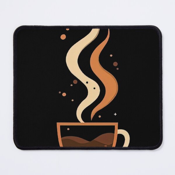Item preview, Abstract Coffee Steam – Minimalist Coffee Design designed and sold by ai1art.