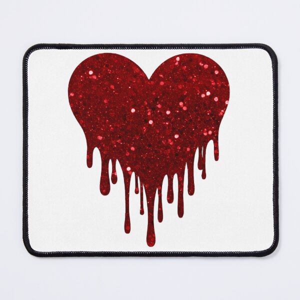 Item preview, Dripping Glitter Heart designed and sold by QuirkyChicArts.