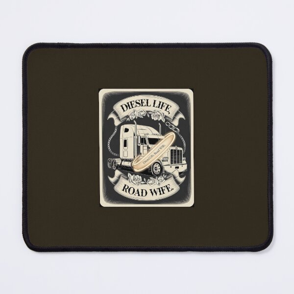 Item preview, "Diesel Life Road Wife: Vintage Trucking Art" designed and sold by ProWander1.